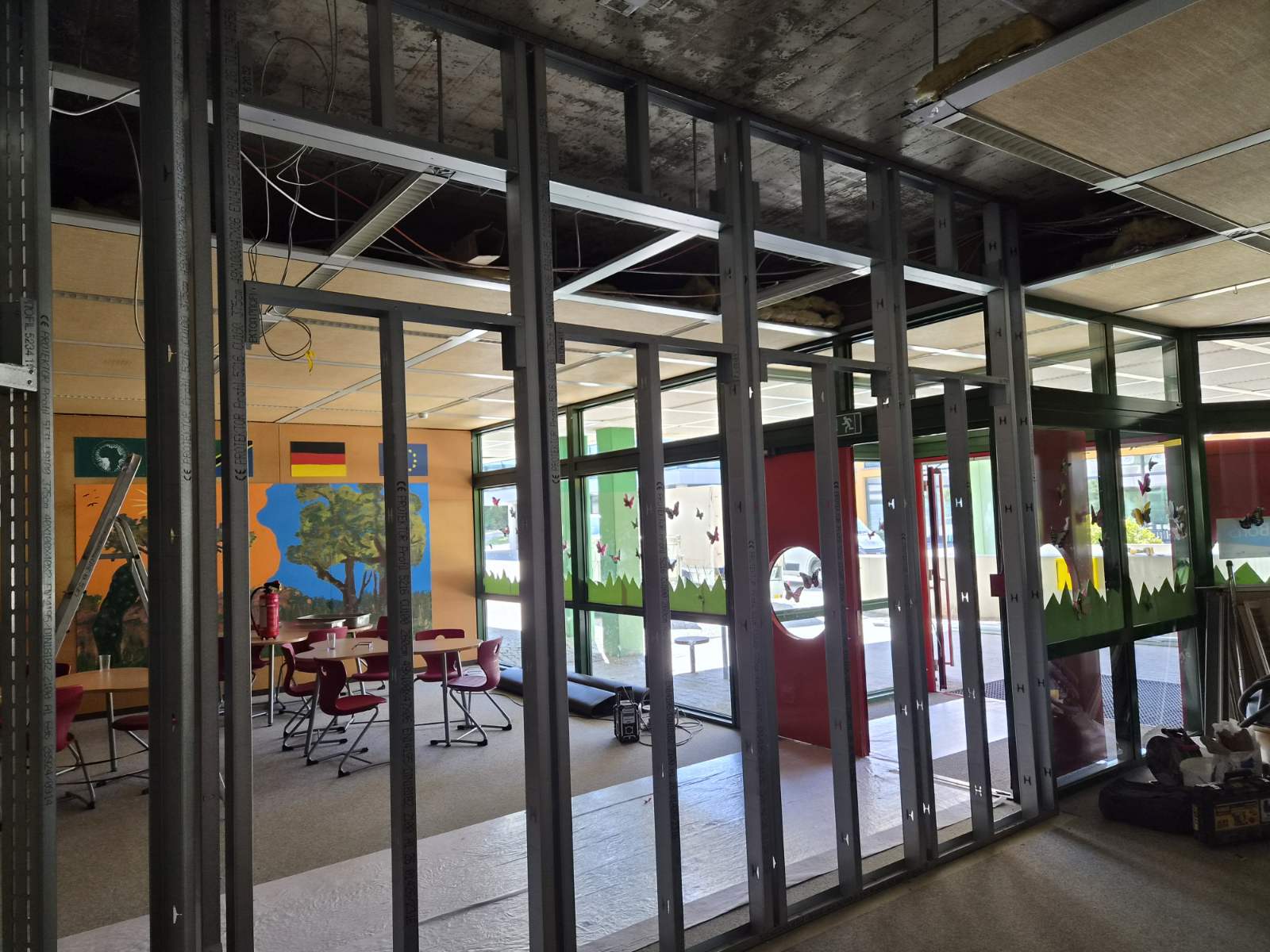Trockenbau und Schallschutzwände in der Längenfeldschule Ehingen Bild 25